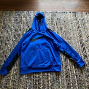 Nike Dri-Fit boys blue hoodie
